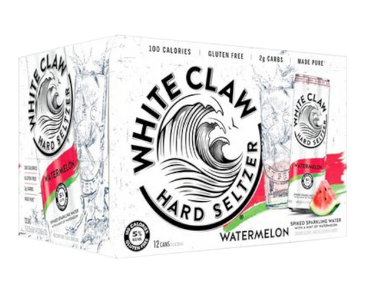 White Claw Hard Seltzer Watermelon 12oz 12-Pack Can