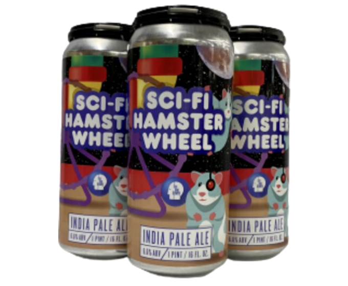 Thin Man Sci-Fi Hamster Wheel 16oz 4-Pack Can