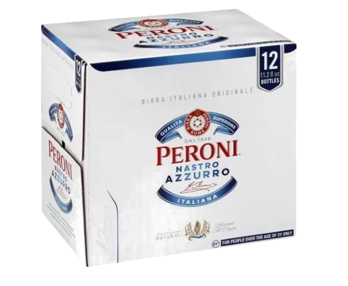 Peroni Nastro Azzurro 11.2oz 12-Pack Bottle