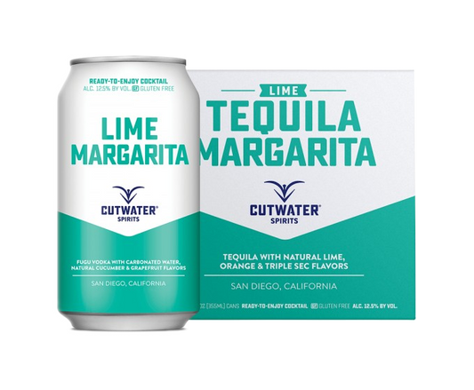 Cutwater Lime Tequila Margarita 12oz 4-Pack Can