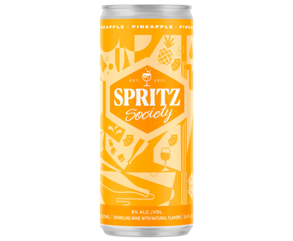 Spritz Society Pineapple 8.4oz 4-Pack Can