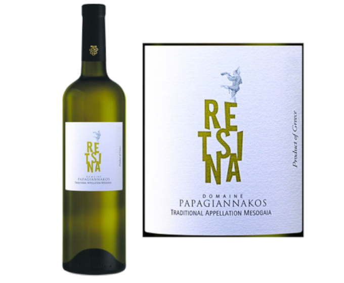 Domaine Papagiannakos Retsina Mesogaia 2022 750ml