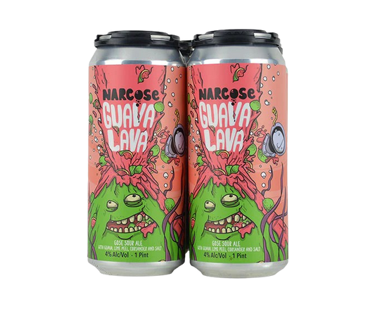 Cervejaria Narcose Guava Lava Gose 16oz 4-Pack Can