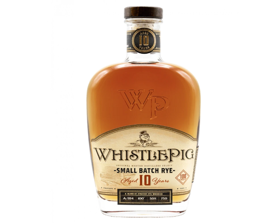 WhistlePig 10 Years SB Straight Rye 100 Proof 750ml