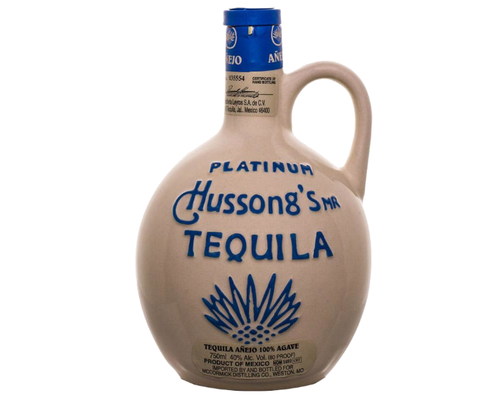 Hussongs Anejo Platinum 750ml (DNO P3)